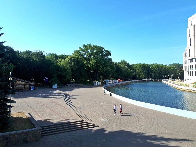 svislach river gorky park minsk