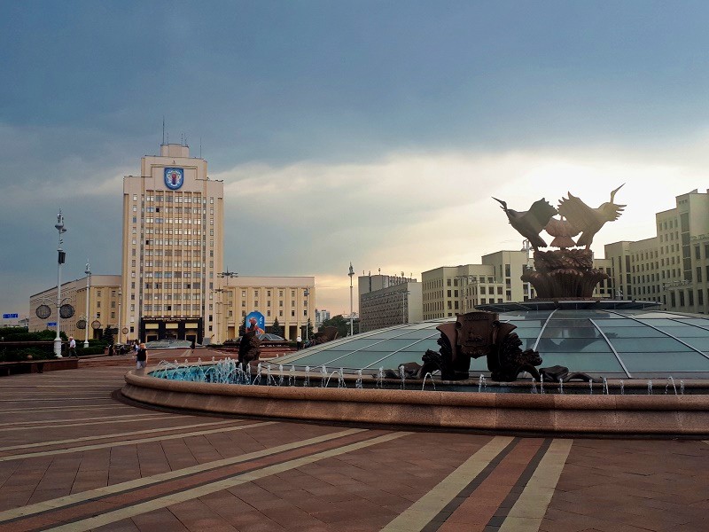 Ploshchad Lenina (Lenin Square) Minsk Belarus