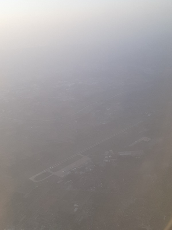 zagreb airport plane view