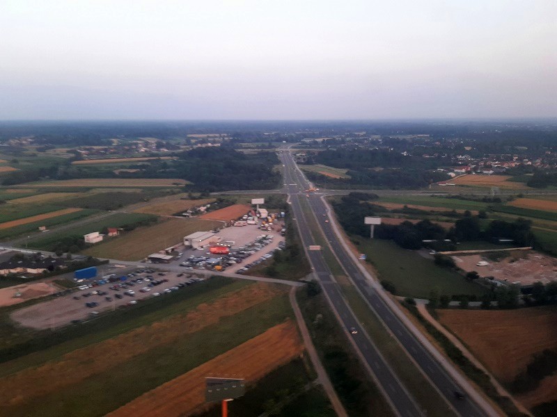 zagreb airport landing