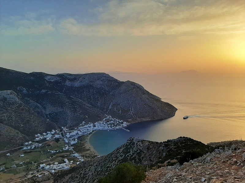 seatjets catamaran sunset kamares sifnos