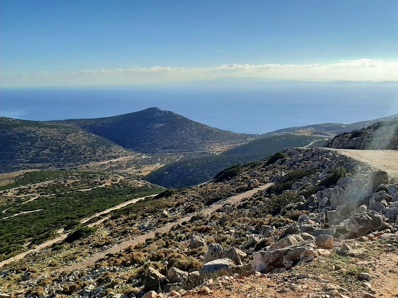 mountain road view