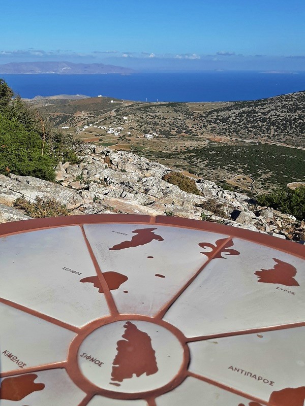 sifnos islands map