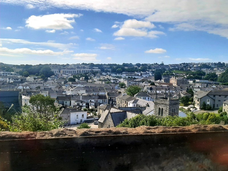 truro train view railway viaduct gwr cornish main line