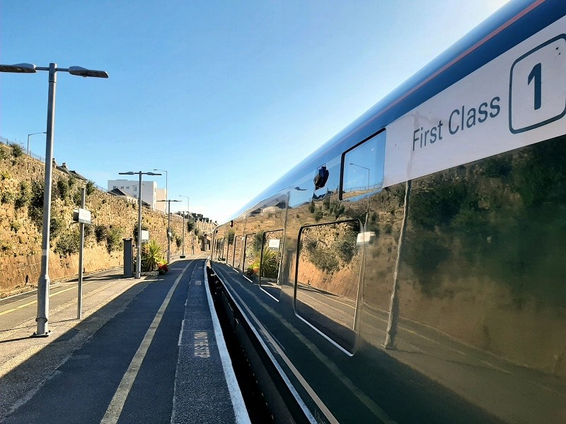 boarding train