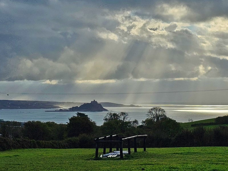 st michael's mount view penzance cornwall