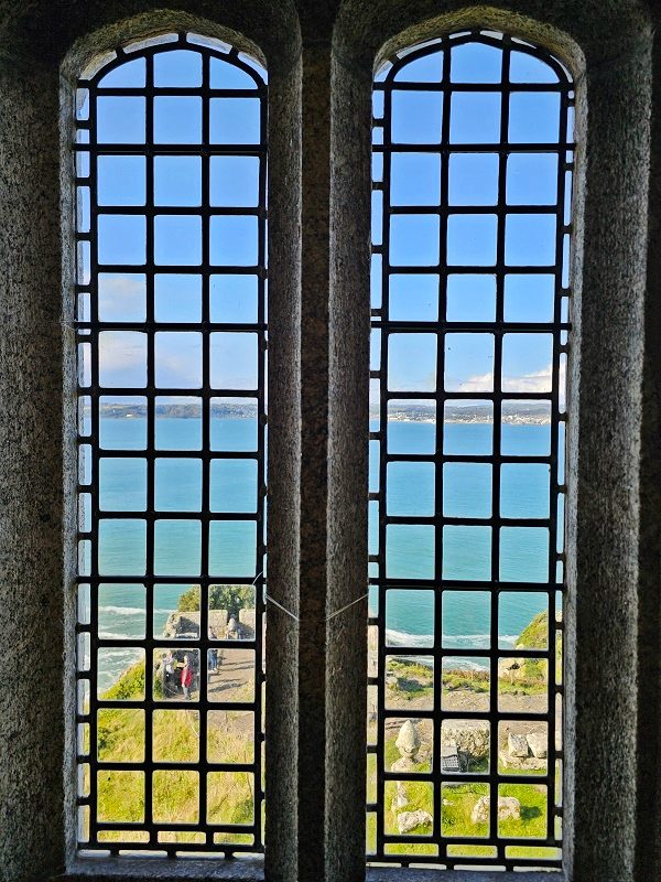 castle window view