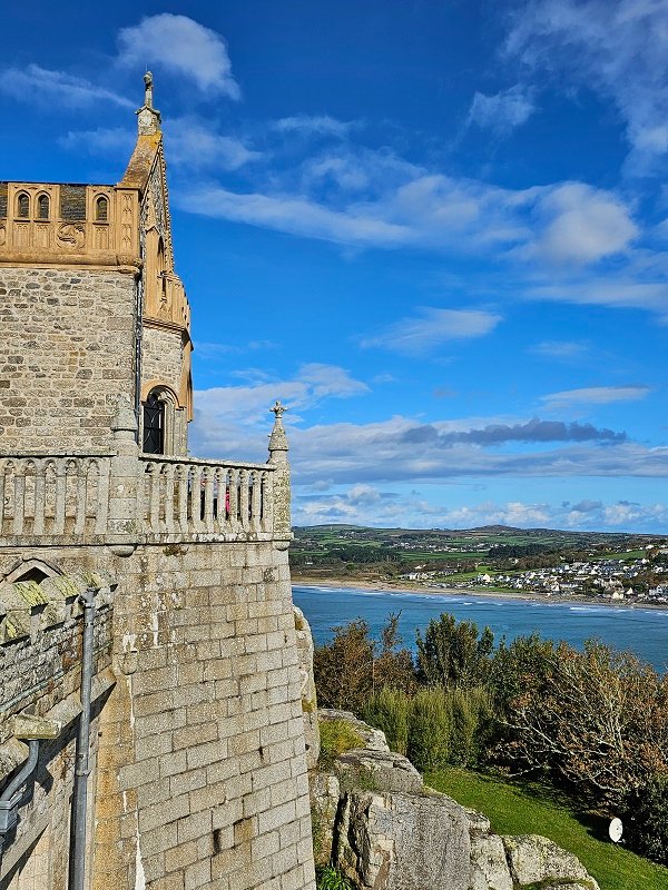 st michael's mount castle view