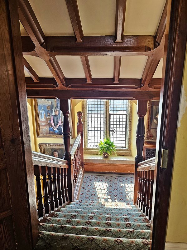 castle staircase st michael's mount