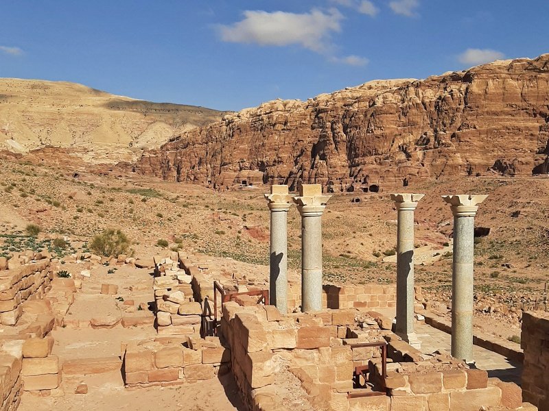 blue chapel petra