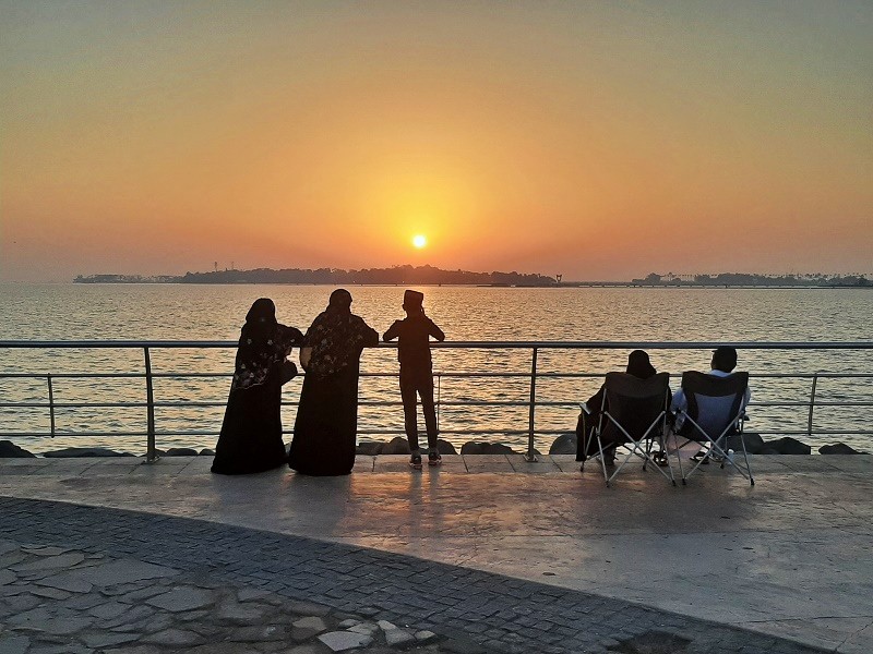 jeddah corniche sunset